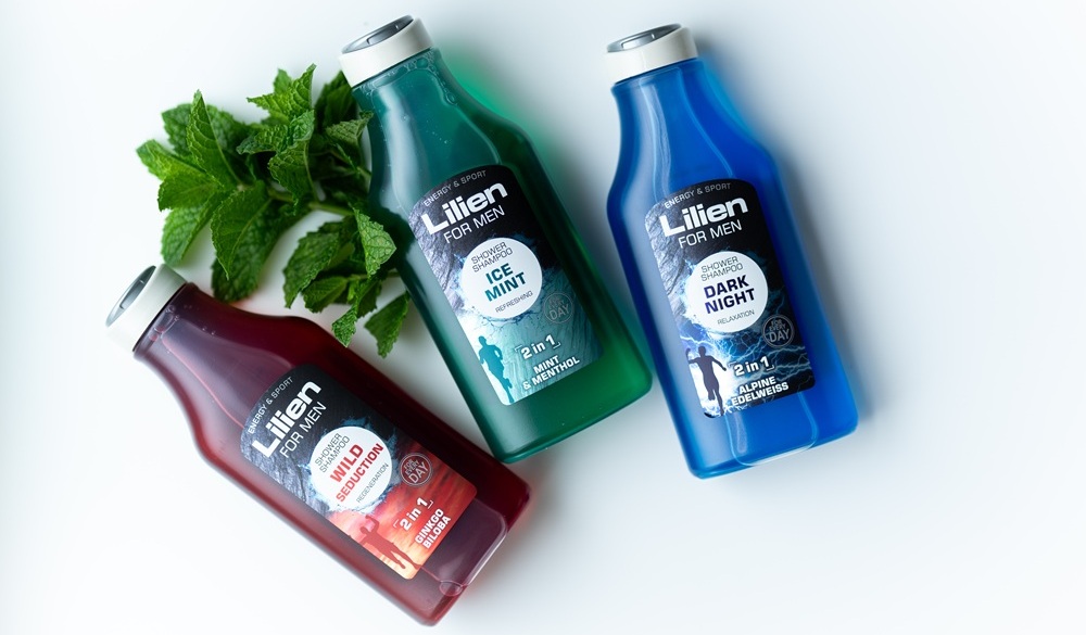 Lilien sprchový gel a šampon 2v1 pro muže