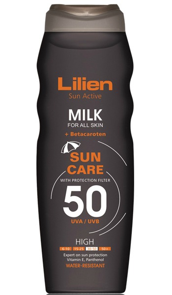 Opalovací mléko Lilien SPF 50