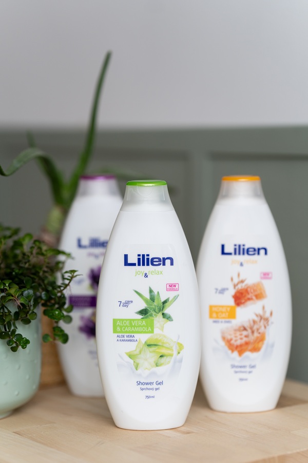 lilien kremove sprchove gely