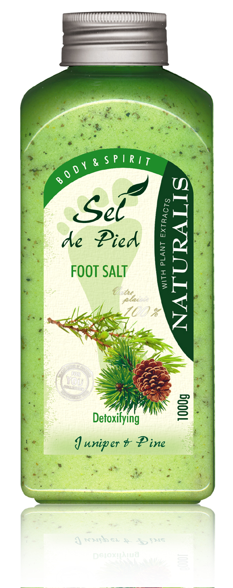 Sůl na nohy s vůní jalovce a borovice
