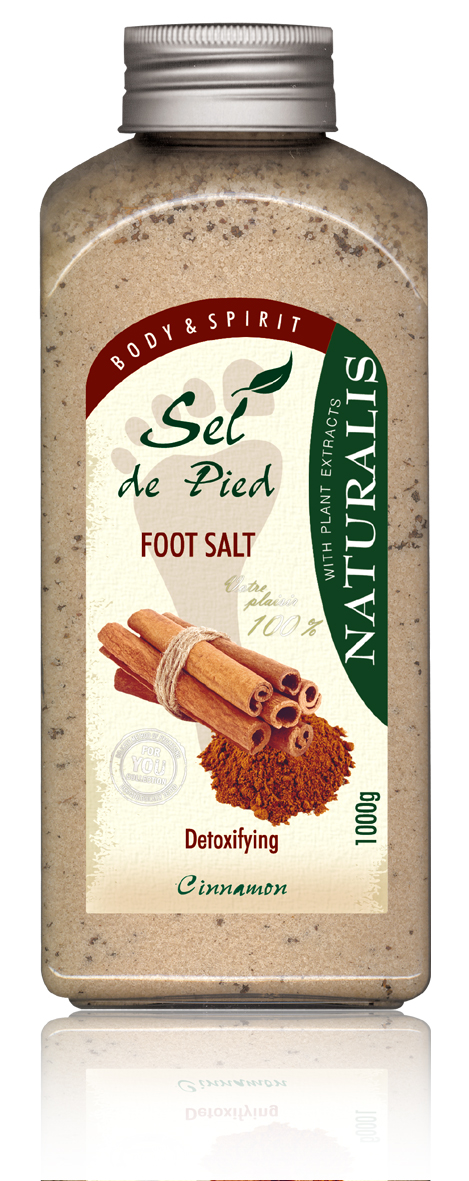 Sůl na nohy s vůní skořice