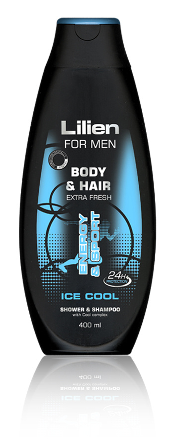 8595196906301 Lilien sprchový šampon pro muže Ice Cool 