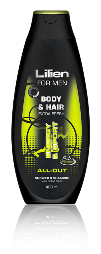8595196901818  Lilien sprchový šampon pro muže All-Out
