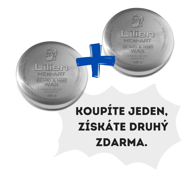 Lilien MEN-ART vosk na vlasy a vousy - White