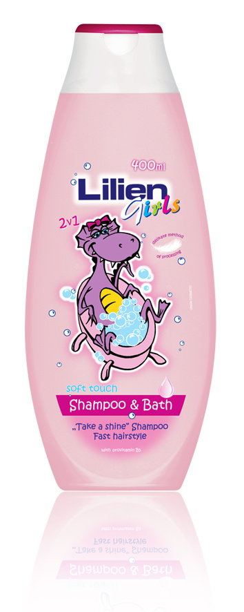 8596048002325  Lilien dětský šampon & pěna 2v1 pro dívky