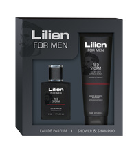 Lilien For Men Shower & Shampoo | Eau de parfum | Red Storm - dárková sada