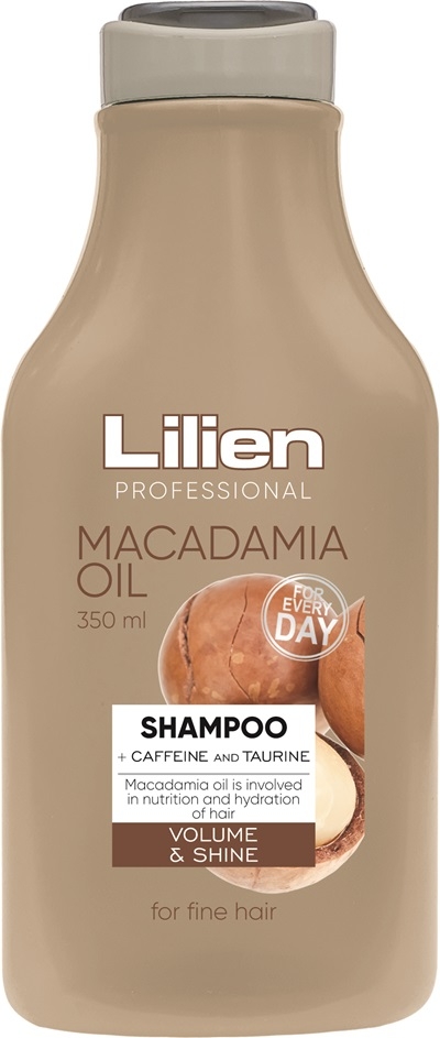Lilien šampon pro jemné vlasy - Makadamiový olej