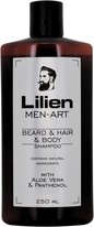 Lilien MEN-ART pánský sprchový šampon - White 250 ml