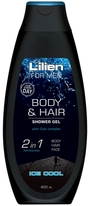 Lilien pánský sprchový gel a šampon 2v1 - Ice Cool 400 ml