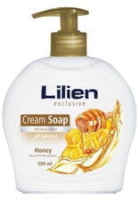 Lilien krémové tekuté mýdlo s dávkovačem - Med 500 ml