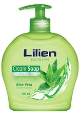 Lilien krémové tekuté mýdlo s dávkovačem - Aloe Vera 500 ml