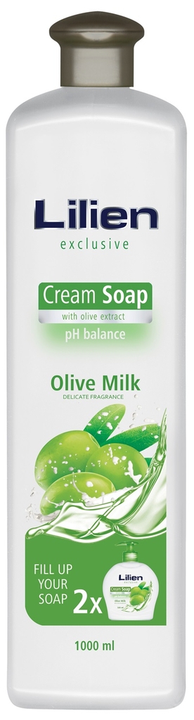 Lilien krémové tekuté mýdlo - Oliva 1000 ml
