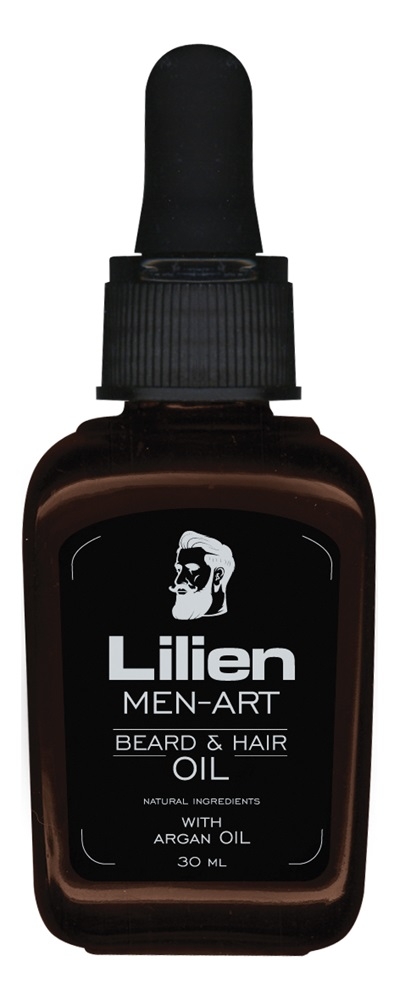 Lilien MEN-ART olej na vlasy a vousy - Black