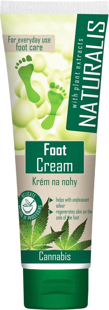 Naturalis krém na nohy s Konopným olejem