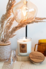 NATAVA Vonná sójová svíčka - Sladký šafrán