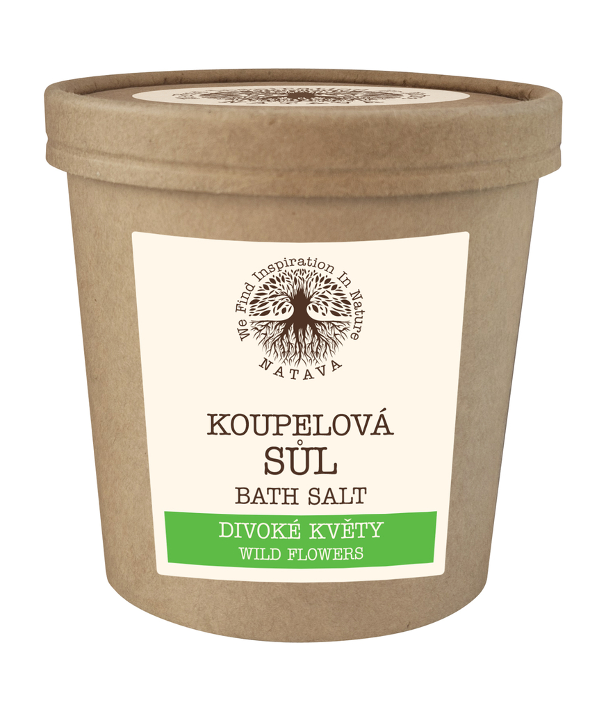 NATAVA Koupelová sůl - Divoké květy