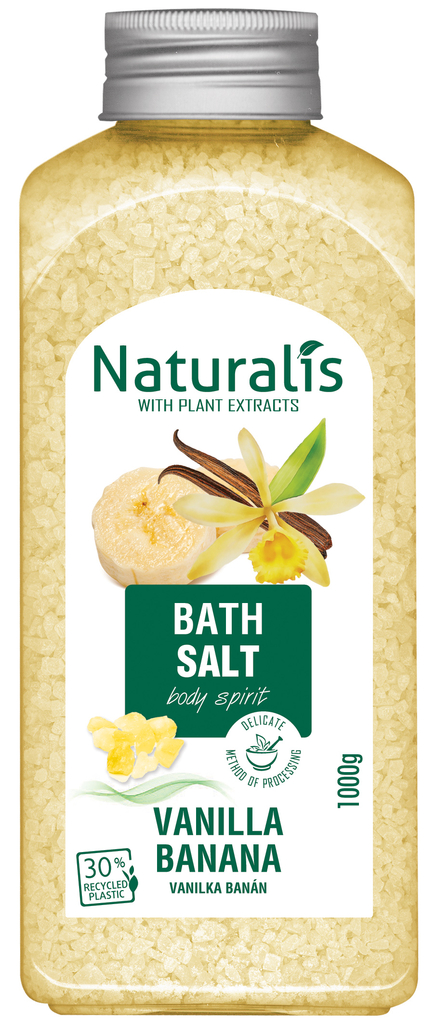 Naturalis koupelová sůl - Vanilka a Banán