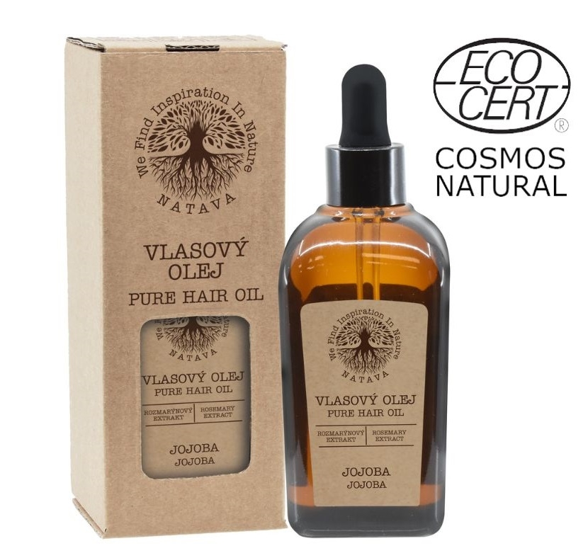 NATAVA vlasový olej Jojoba 100 ml ECOCERT