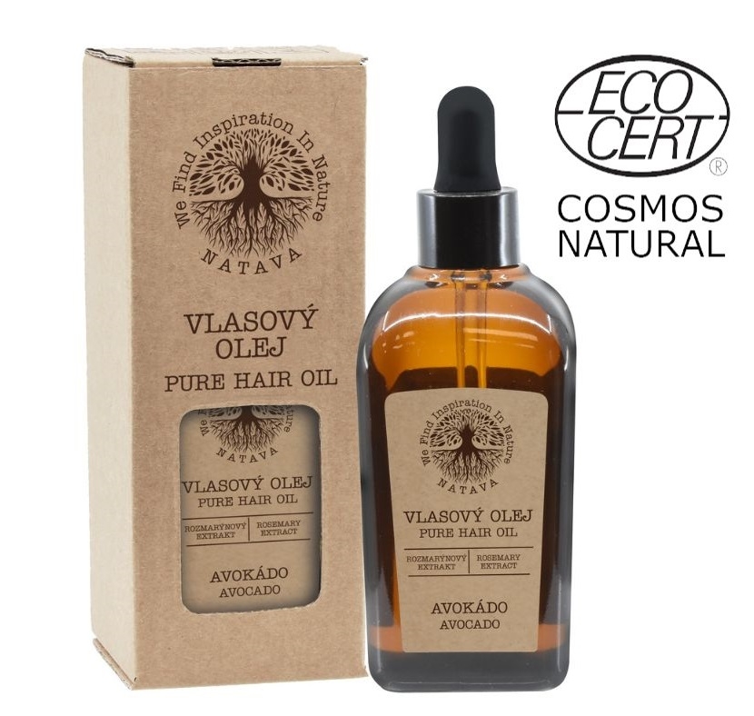 NATAVA vlasový olej Avokádo 100 ml ECOCERT