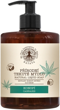 NATAVA Přírodní tekuté mýdlo - Konopí 500 ml
