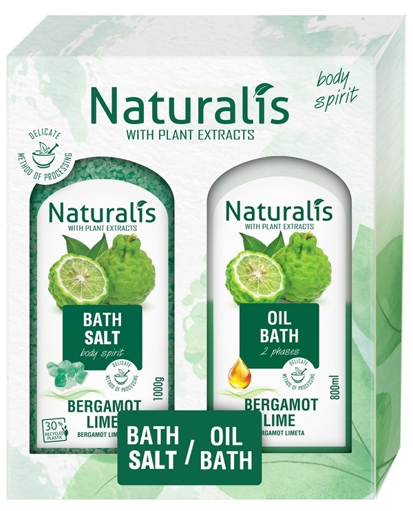 Naturalis dárková sada - Bergamot a Limeta 1800 ml