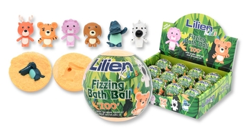 Lilien Kids šumivá koule do koupele s překvapením 140 g
