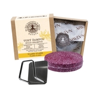 NATAVA Tuhý šampon - Ylang-Ylang 85 g + držák zdarma