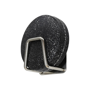 NATAVA Tuhý šampon - Aktivní uhlí 85 g + držák zdarma