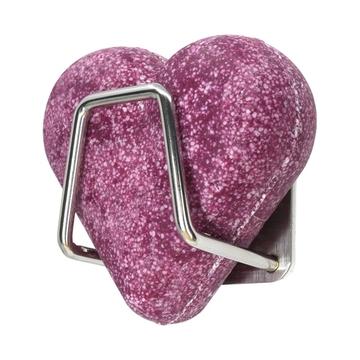 NATAVA Tuhý šampon - Ylang-Ylang - srdce 95 g + držák zdarma