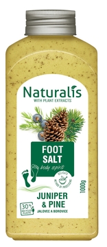 Naturalis sůl na nohy s vůní Jalovce a Borovice 1000 g