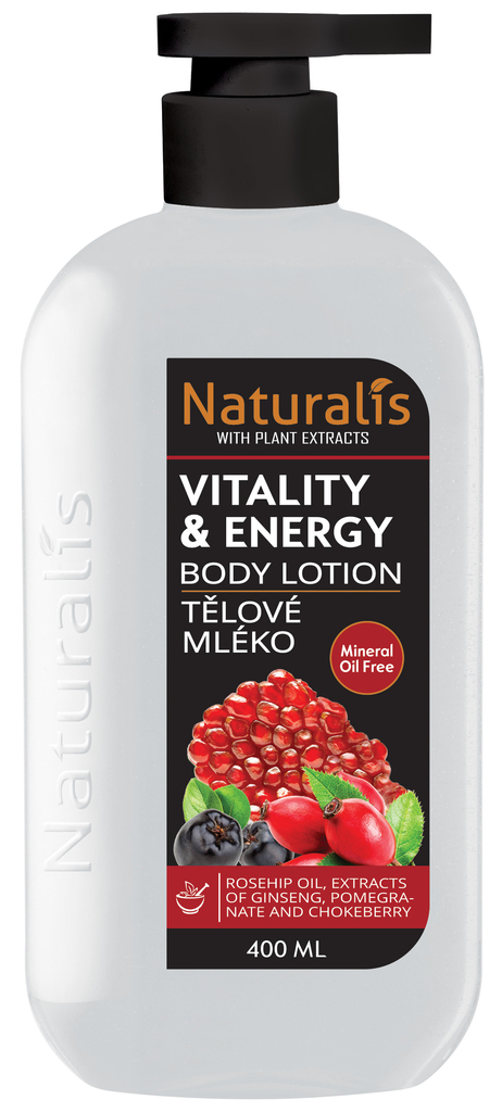 Naturalis tělové mléko - Vitality & Energy 400 ml