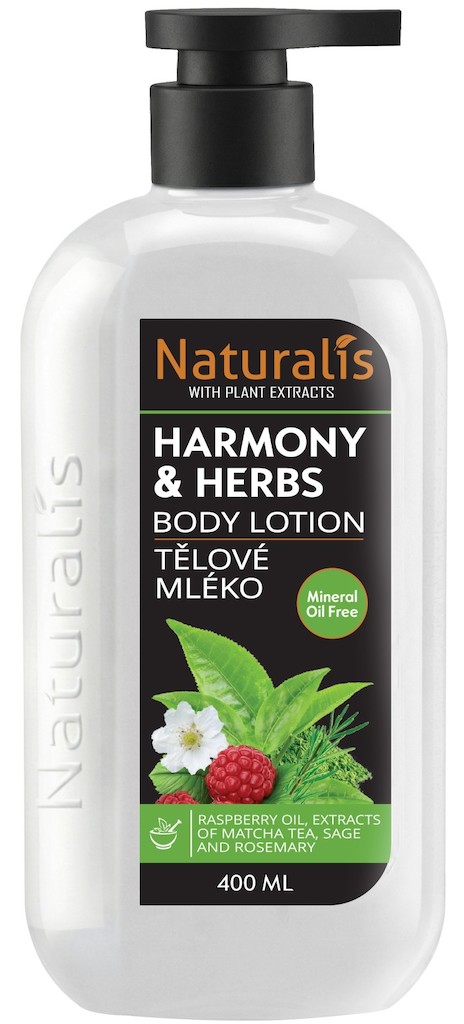 Naturalis tělové mléko - Harmony & Herbs 400 ml