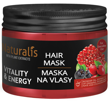Naturalis maska na vlasy - Vitality & Energy 300 g