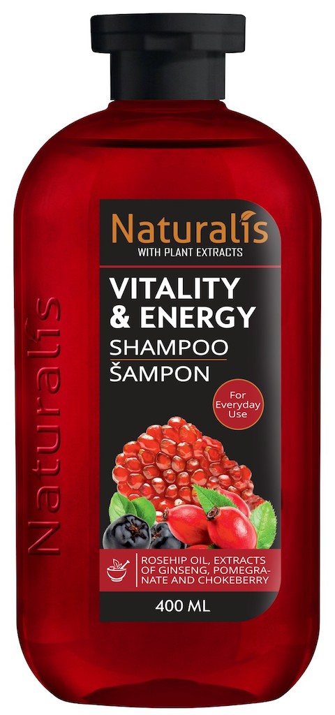Naturalis šampon Vitality & Energy 400 ml