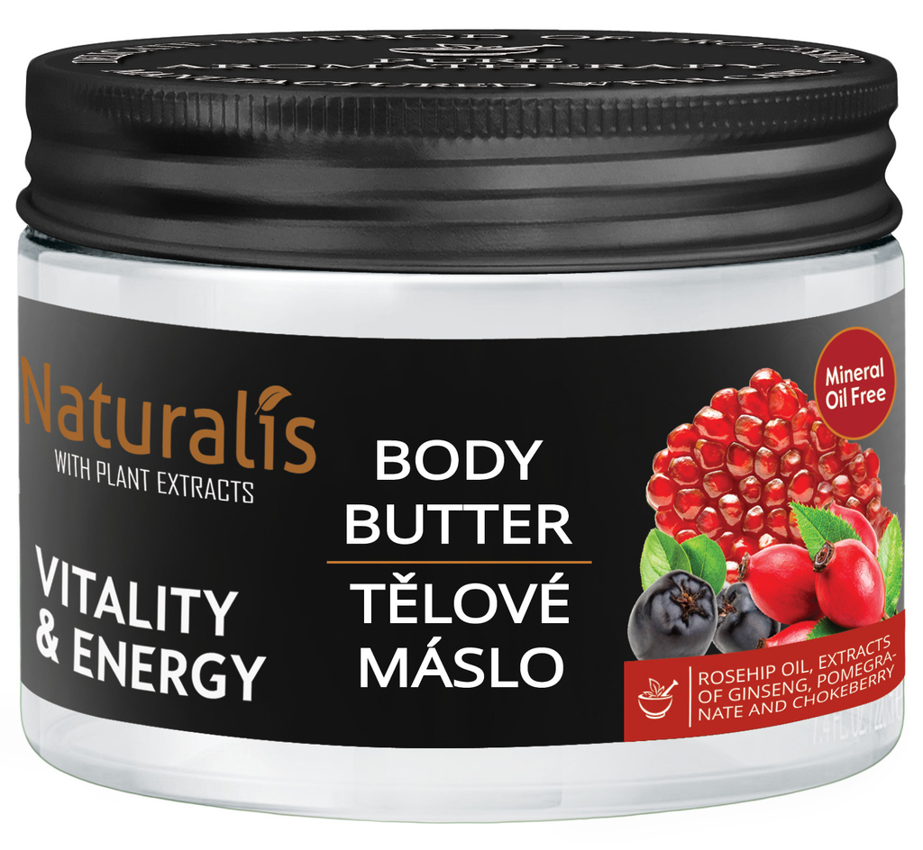 Naturalis tělové máslo - Vitality & Energy 300 g