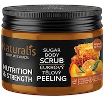 Naturalis cukrový tělový peeling - Nutrition & Strength 250 g 
