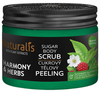 Naturalis cukrový tělový peeling - Harmony & Herbs 250 g 