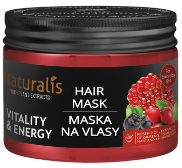 Naturalis maska na vlasy - Vitality & Energy 300 g 