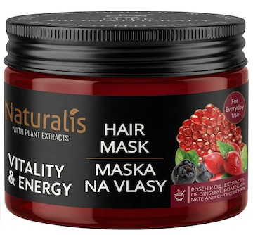 Naturalis maska na vlasy - Vitality & Energy 300 g 