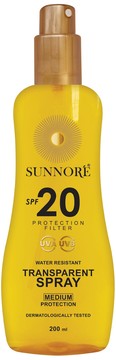 SUNNORÉ Transparentní sprej SPF 20