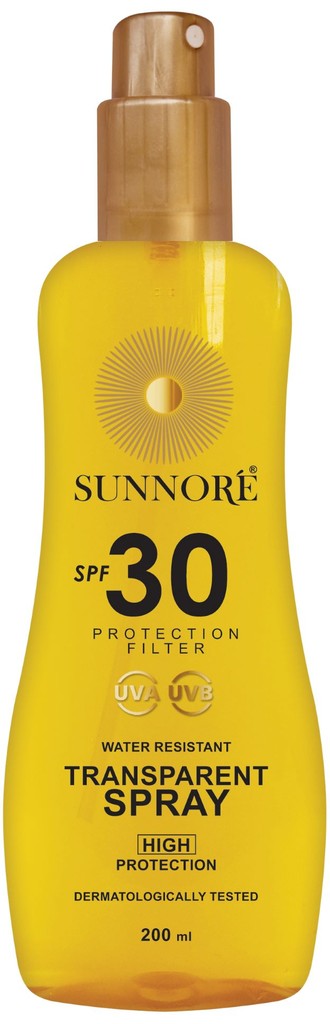 SUNNORÉ Transparentní sprej SPF 30