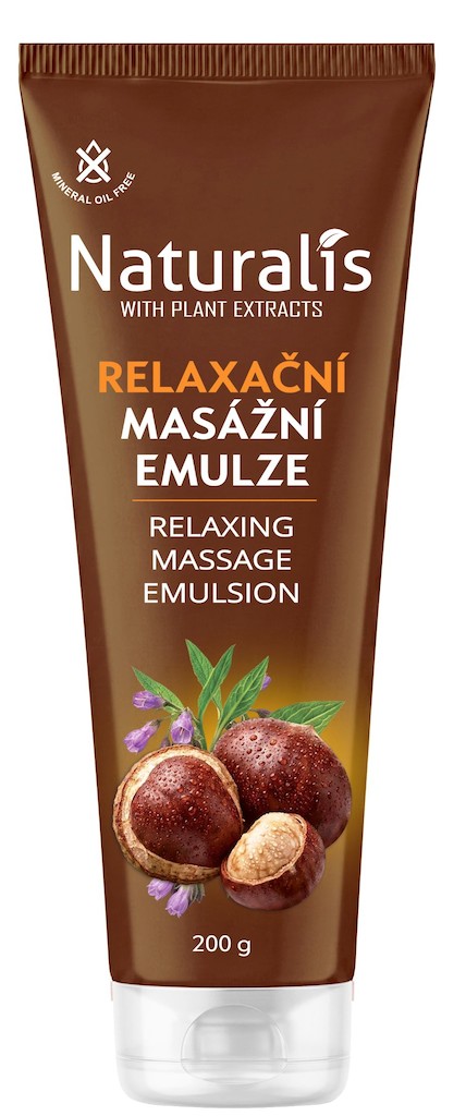 Naturalis relaxační masážní emulze 200g