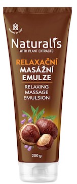 Naturalis relaxační masážní emulze 200g