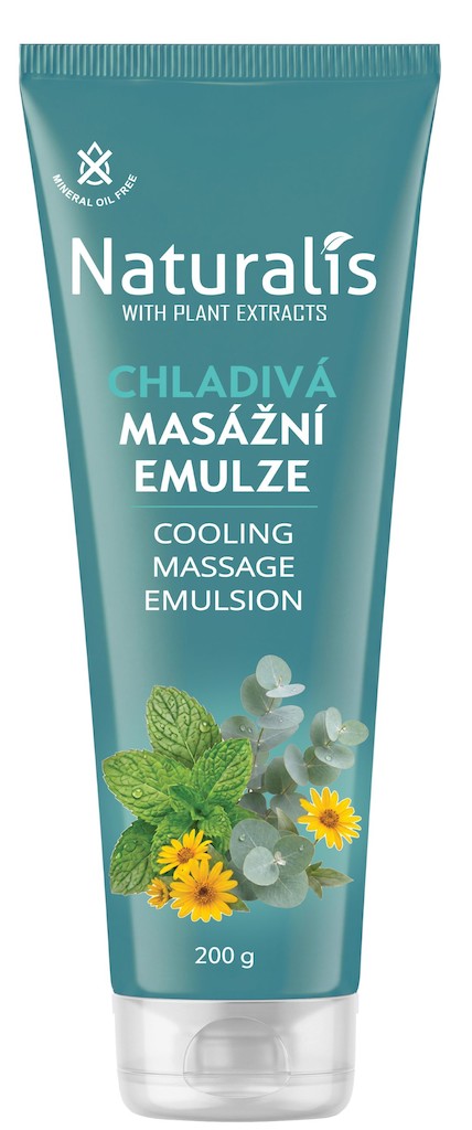 Naturalis chladivá masážní emulze 200g