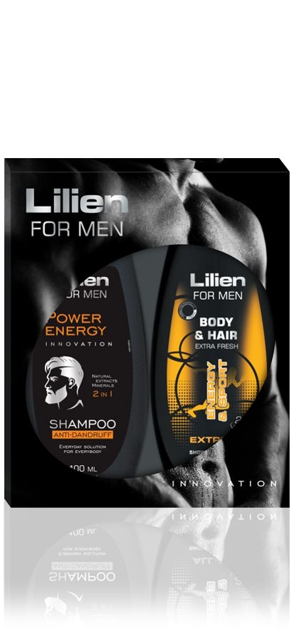 8595196905670 Lilien For Men Extreme - dárková sada pánské sprchové kosmetiky