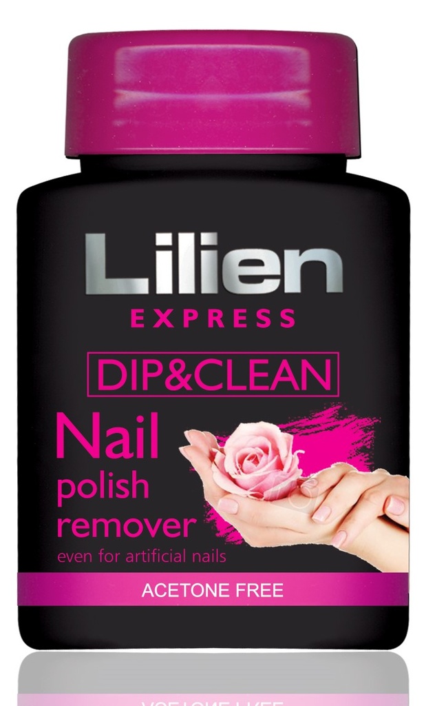 Lilien acetone free nail polish remover with sponge inside