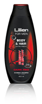 Lilien sprchový gel a šampon pro muže 2v1 Dark Red