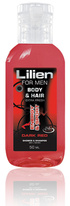 Lilien sprchový šampon pro muže Dark Red - cestovní balení
