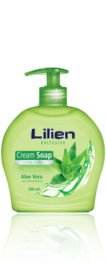 8596048004428 Lilien krémové tekuté mýdlo Aloe Vera 