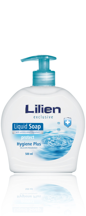 8596048004473 Lilien tekuté mýdlo Hygiene Plus s dávkovačem